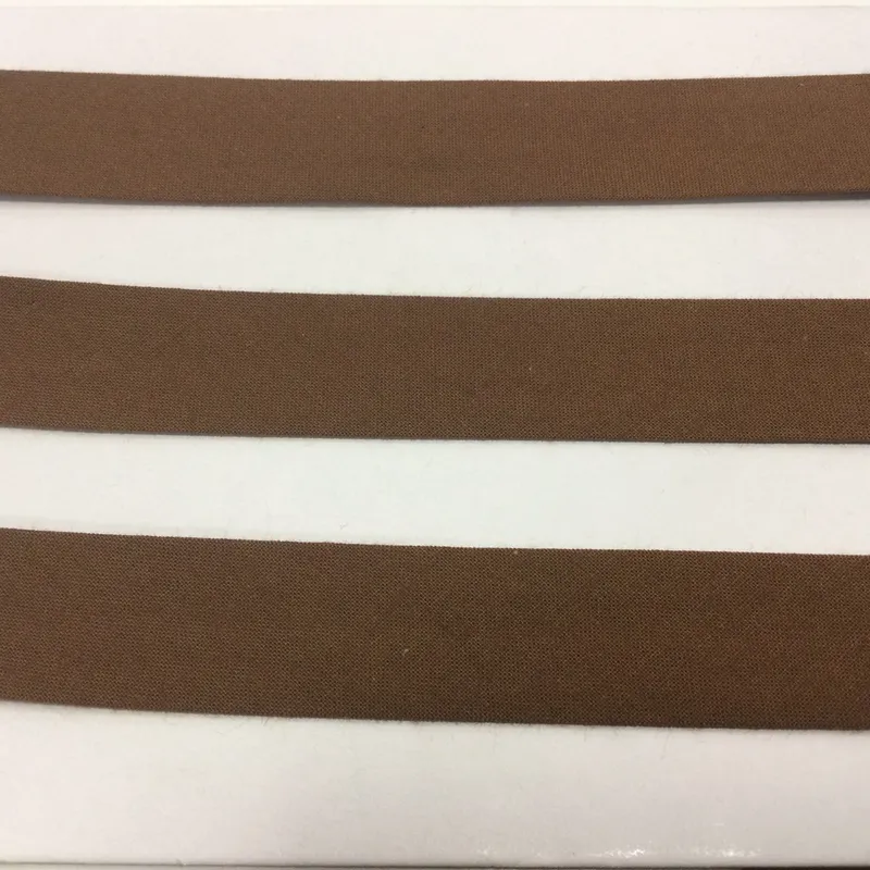 Galantéria, Šikmé prúžky, Jednofarebné - Šikmý prúžok bavlna 20mm čokoládovo hnedá