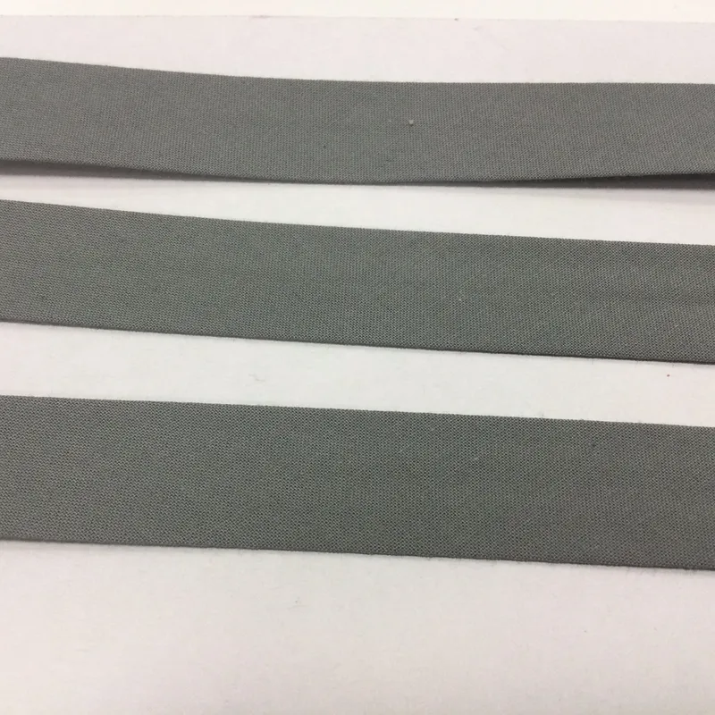 Šikmé prúžky, Jednofarebné, Galantéria - Šikmý prúžok bavlna 20mm šedá