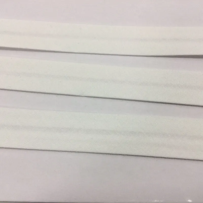 Šikmé prúžky, Jednofarebné, Galantéria - Šikmý prúžok bavlna 20mm biela