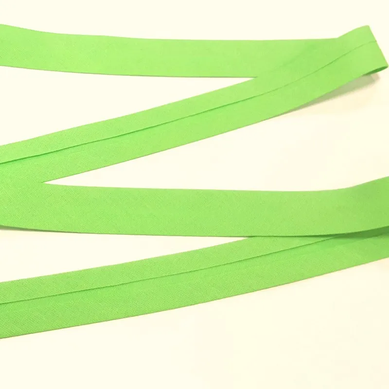 Šikmé prúžky, Jednofarebné, Galantéria - Šikmý prúžok bavlna 20mm jasno zelená