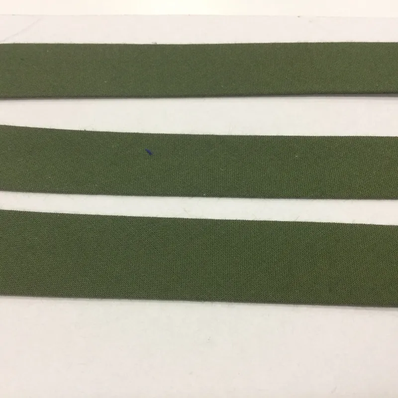 Šikmé prúžky, Jednofarebné, Galantéria - Šikmý prúžok bavlna 20mm poľovnícka zelená