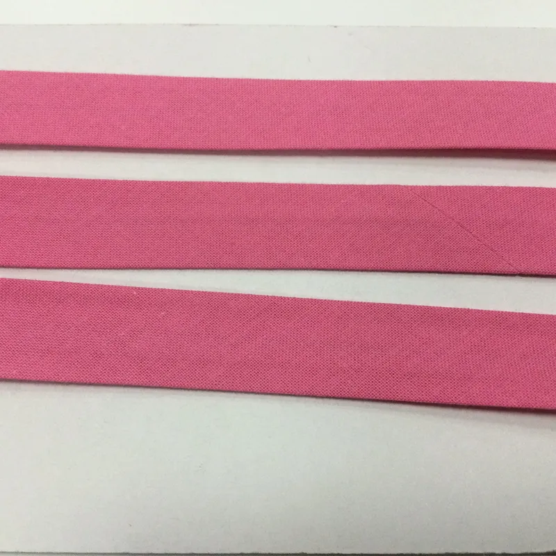 Jednofarebné, Šikmé prúžky, Galantéria - Šikmý prúžok bavlna 20mm sýto ružová