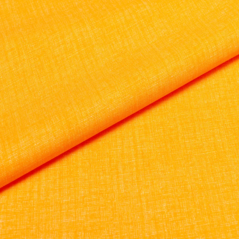 Bavlnená látka Oranžová režná