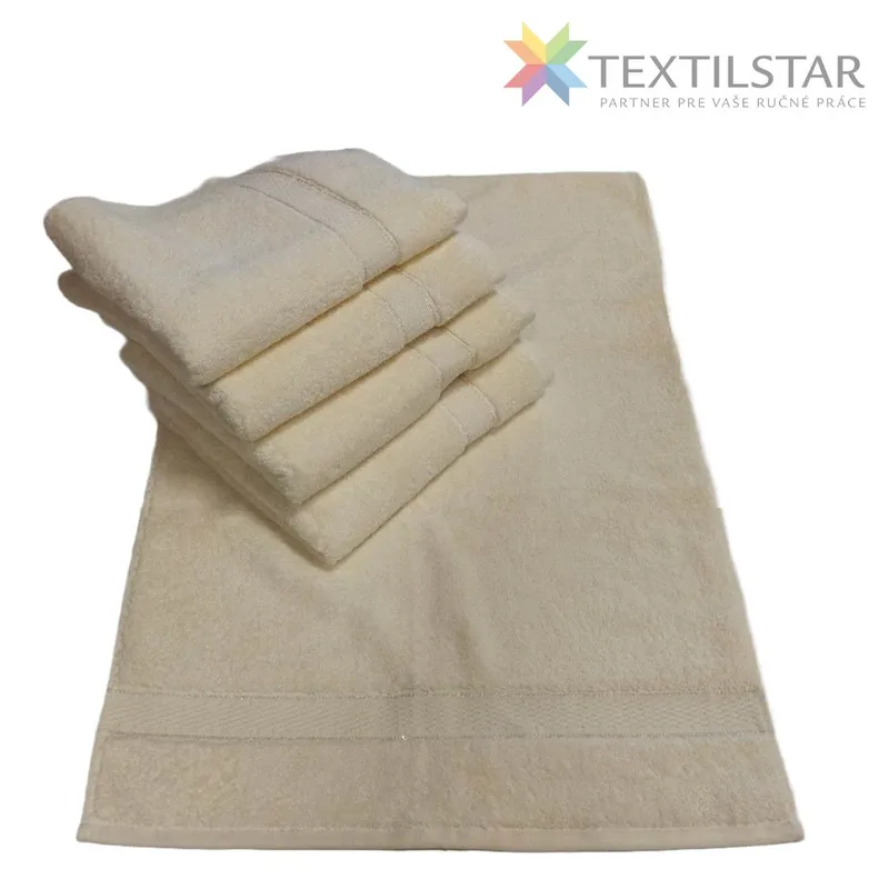 Bytový textil a dekorácie, Uteráky, osušky - Bavlnený uterák Super Soft Line 50x100 cm - béžová