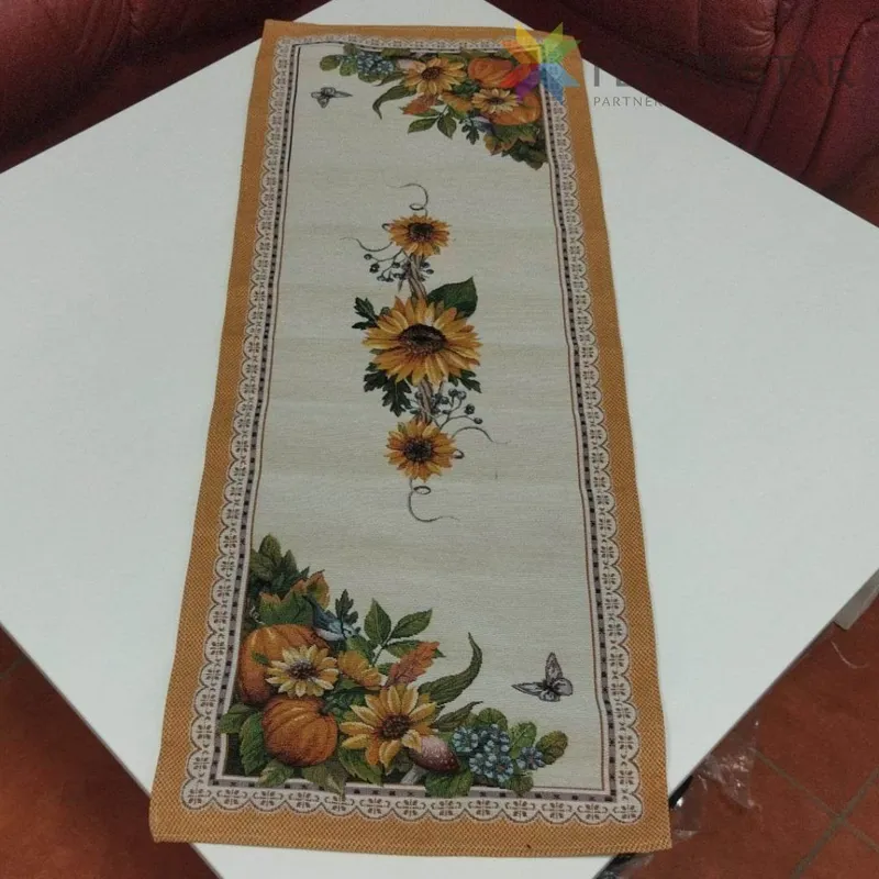 Bytový textil a dekorácie, Dekoračné obrusy, behúne - Gobelínový behúň na stôl 40x100  Jesenný mix