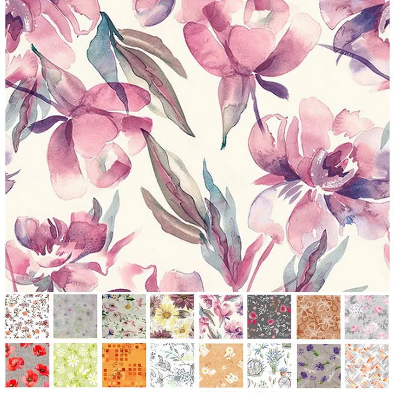 Bytový textil a dekorácie, Teflónové obrusy - Obrus odolný voči škvrnám 120x140 cm Ružové kvety
